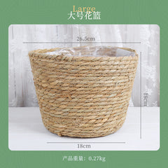 Creative Woven Rattan Flower Basket
