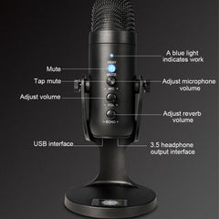 USB Microphone for Mobile Gaming & Live Recording