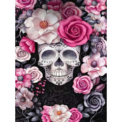Rose Skull 5D Diamond Painting Kit