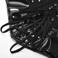 Short PU Leather Waist Clip Corset