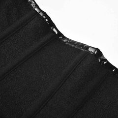 Short PU Leather Waist Clip Corset