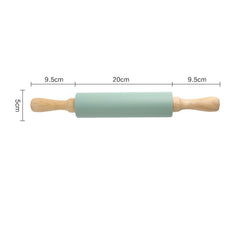 Thick Non-Slip Rolling Pin w/ Large Non-Stick Mat