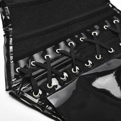 Short PU Leather Waist Clip Corset