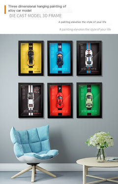 Car Frame 32™ Alloy Model Wall Art