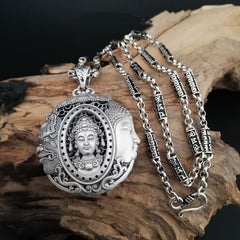 Pure Silver S999  Buddha Magic Pendant