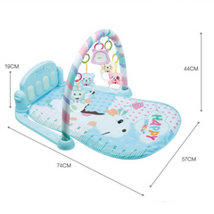Baby Gym Play Mat w/ Piano & Music Toys