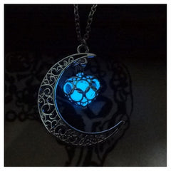 Glow-in-the-Dark Moon Necklace