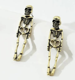 Halloween Spooky Skeleton Earrings
