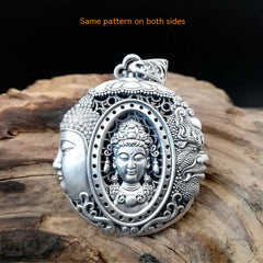 Pure Silver S999  Buddha Magic Pendant