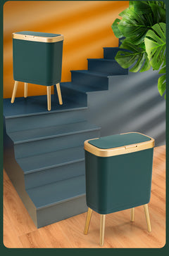 Nordic Style High Foot Trash Can for Home & Hotel