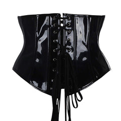 Short PU Leather Waist Clip Corset