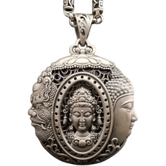 Pure Silver S999  Buddha Magic Pendant