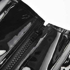 Short PU Leather Waist Clip Corset