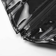 Short PU Leather Waist Clip Corset