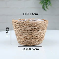 Creative Woven Rattan Flower Basket