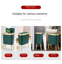 Nordic Style High Foot Trash Can for Home & Hotel