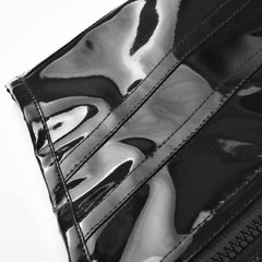 Short PU Leather Waist Clip Corset