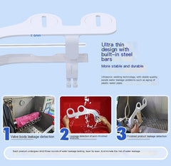 Ultra-Thin Battery-Free Bidet w/ Dual Nozzles