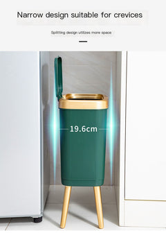 Nordic Style High Foot Trash Can for Home & Hotel