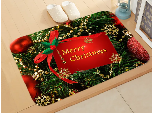 Christmas Absorbent Bathroom Mat