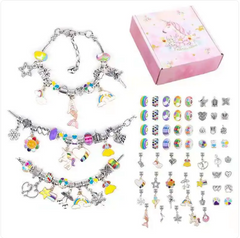 Kids' Ocean-Themed Charm Bracelet Set