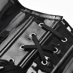 Short PU Leather Waist Clip Corset