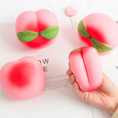 Stress Relief Peach Toy w/ Slow Rebound
