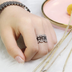 Gold-plated Ginkgo Leaf Ring