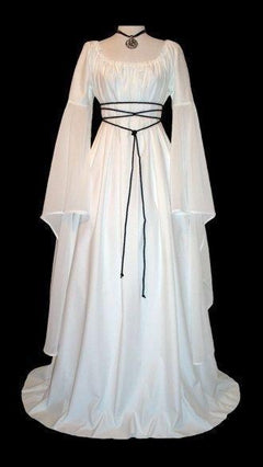 Stylish Laced Long Swing Dress