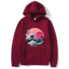 Japanese Anime Theme Print Hoodies