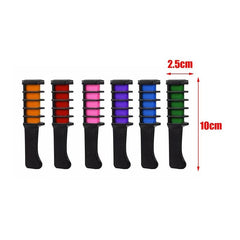 Mini Disposable Hair Color Chalk with Brush