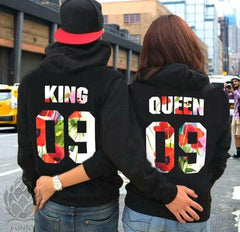 KING & QUEEN Couples Hoodies