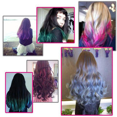 Mini Disposable Hair Color Chalk with Brush