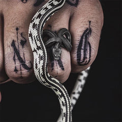 Sleek Open-Style Snake Ring