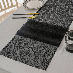 Day of the Dead Lace Table Flag Decoration