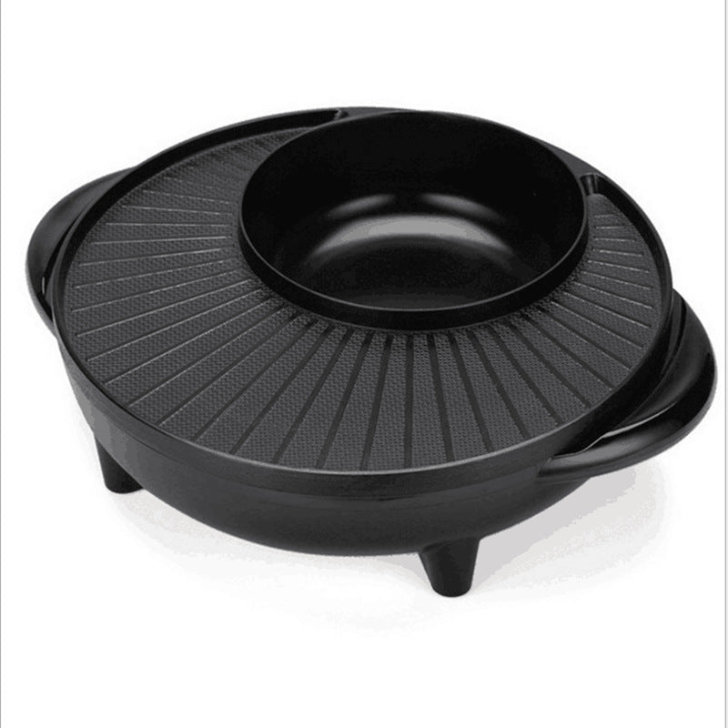 Korean Electric Hot Pot, Multi-functional Grill Pan