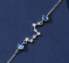Lucky Twelve Constellation Moonstone Bracelet