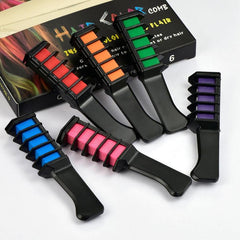 Mini Disposable Hair Color Chalk with Brush