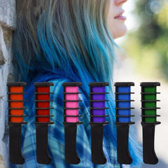 Mini Disposable Hair Color Chalk with Brush
