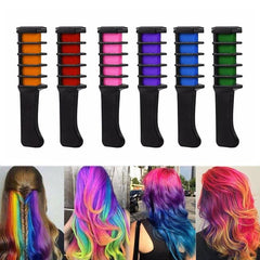 Mini Disposable Hair Color Chalk with Brush