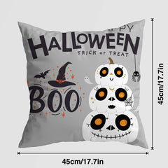 Halloween Spooky Pumpkin Pillow Cover