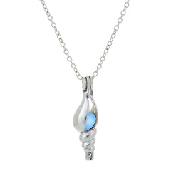 Glowing Shell Pendant Necklace