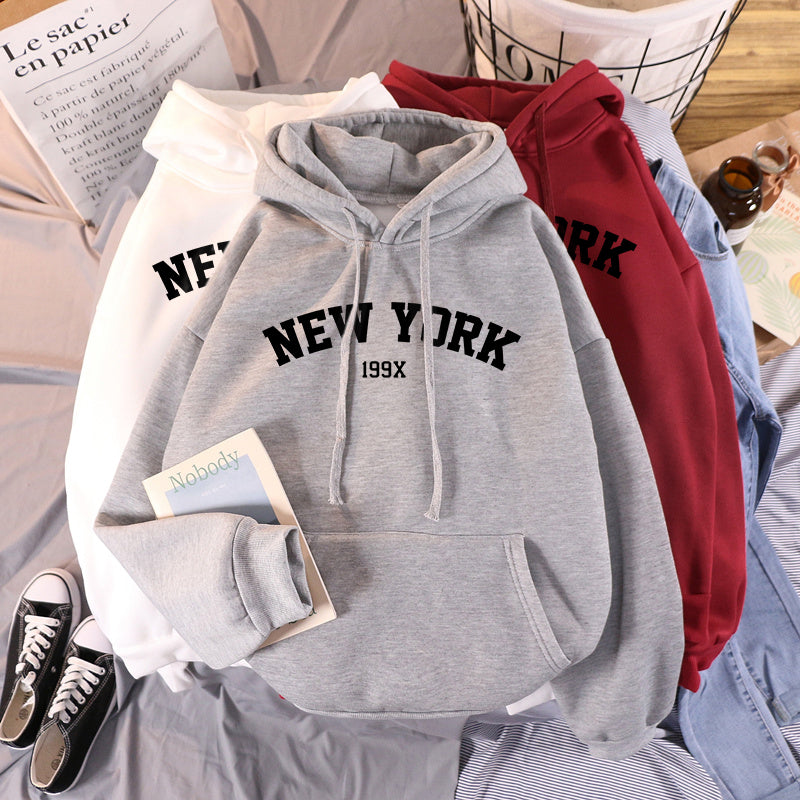 NYC Chic Velvet Autumn Hoodies