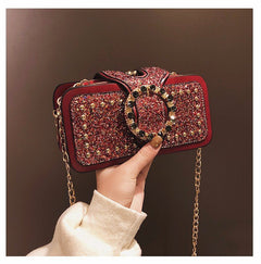 Trendy Sequin Handbag w/ Strap