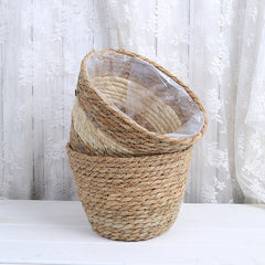 Creative Woven Rattan Flower Basket