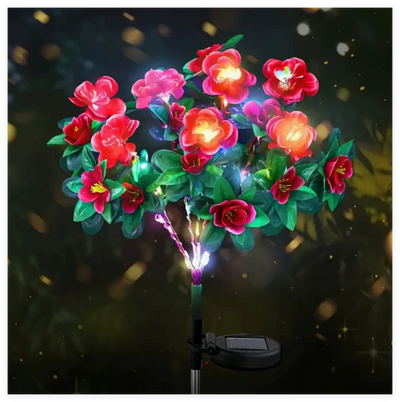 Azalea Flowers LED Garden Lights