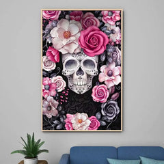 Rose Skull 5D Diamond Painting Kit