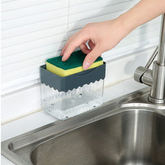 Automatic Press Liquid Dispenser for Kitchen Cleaning