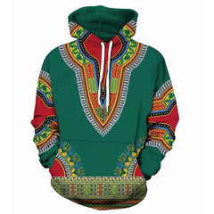 African Folk Custom 3D Print Hoodies