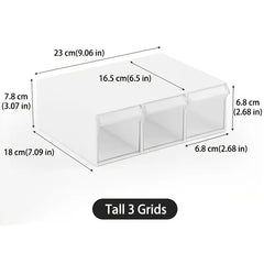 Under Desk Organizer w/ Multi-grid Storage